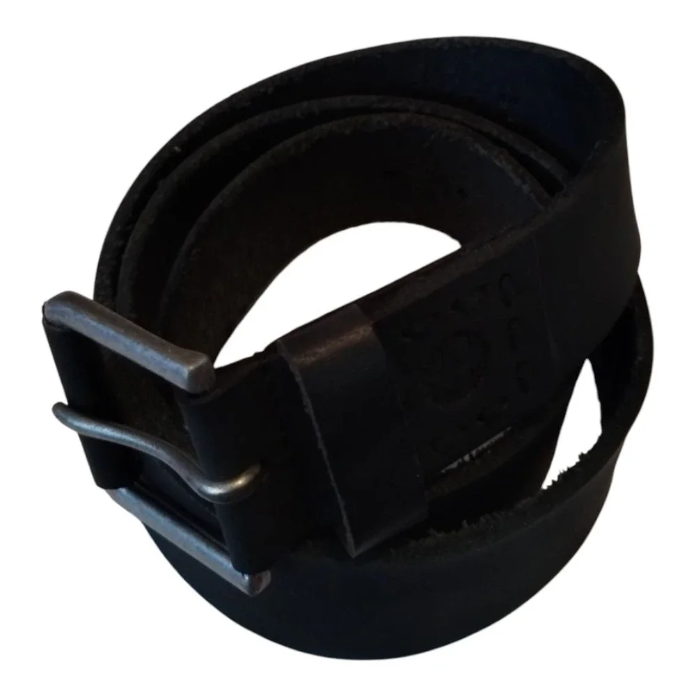 Timberland PRO Men's Black Sz 36‎ Genuine Full Grain Leather Black Belt